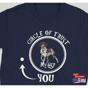 Amazing Gsp Brown Spots Circle Of Trust Short Sleeve Unisex Tshirt